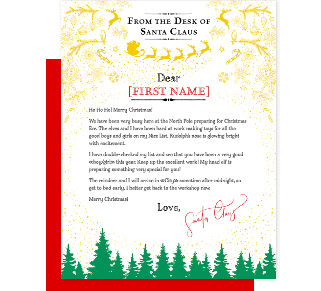 Personalized Letters from Santa | Santa Letter Factory